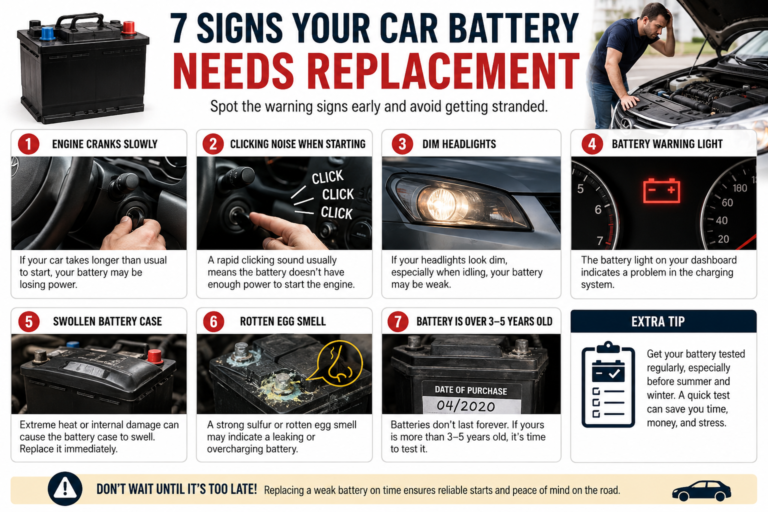 7 Signs Your Car Battery Needs Replacement!
