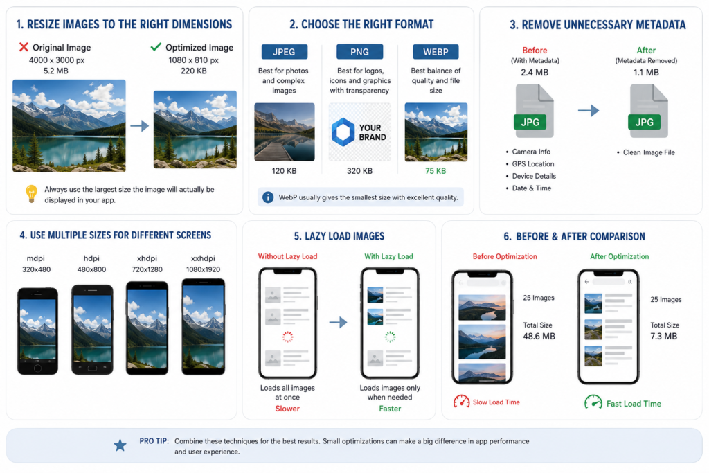 Mobile App Image Optimization: How to Reduce File Size Without Sacrificing Image Quality