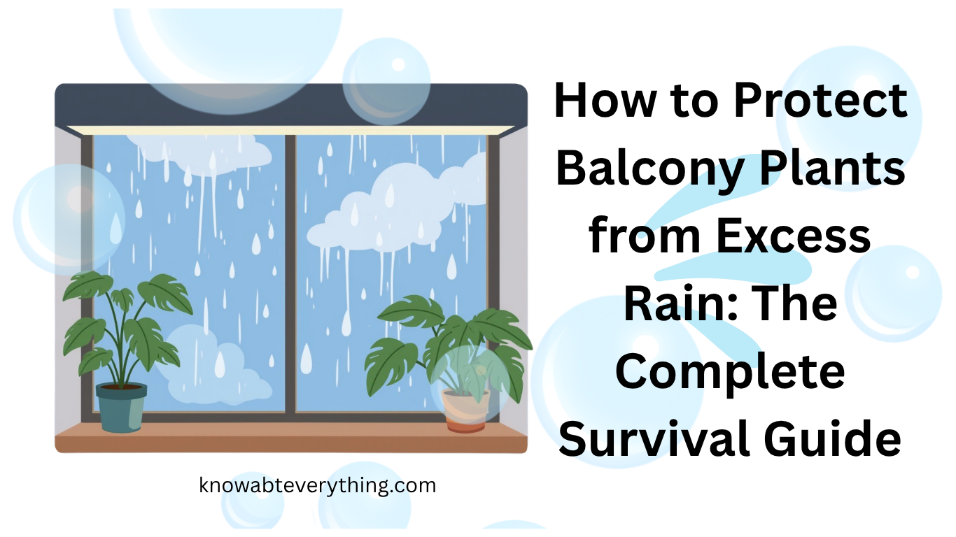 How to Protect Balcony Plants from Excess Rain: The Complete Survival Guide