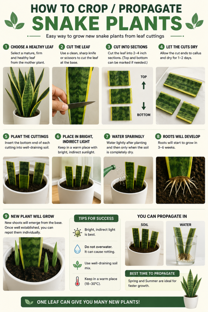 Snake Plant Propagation Guide