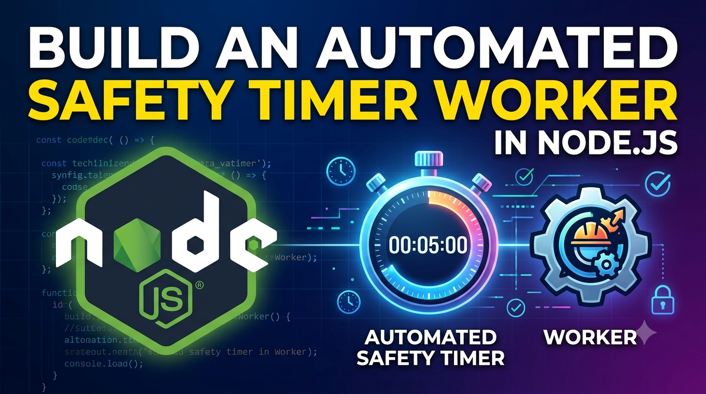 Building an Automated Safety Timer Worker in Node.js